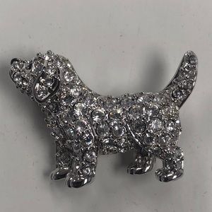 Swarovski Dog Pin